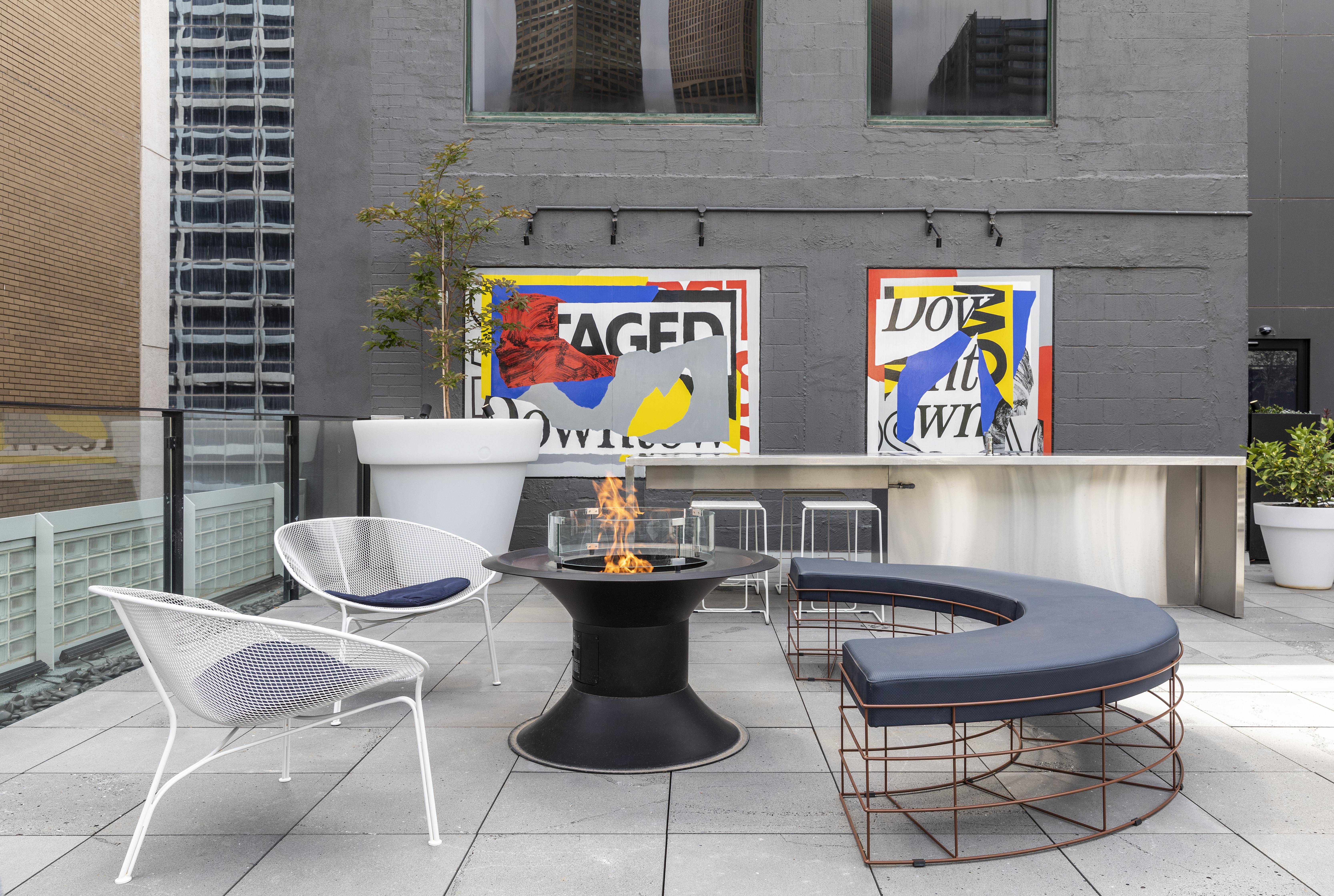 Lancemore Crossley St. Melbourne Dış mekan fotoğraf The rooftop terrace